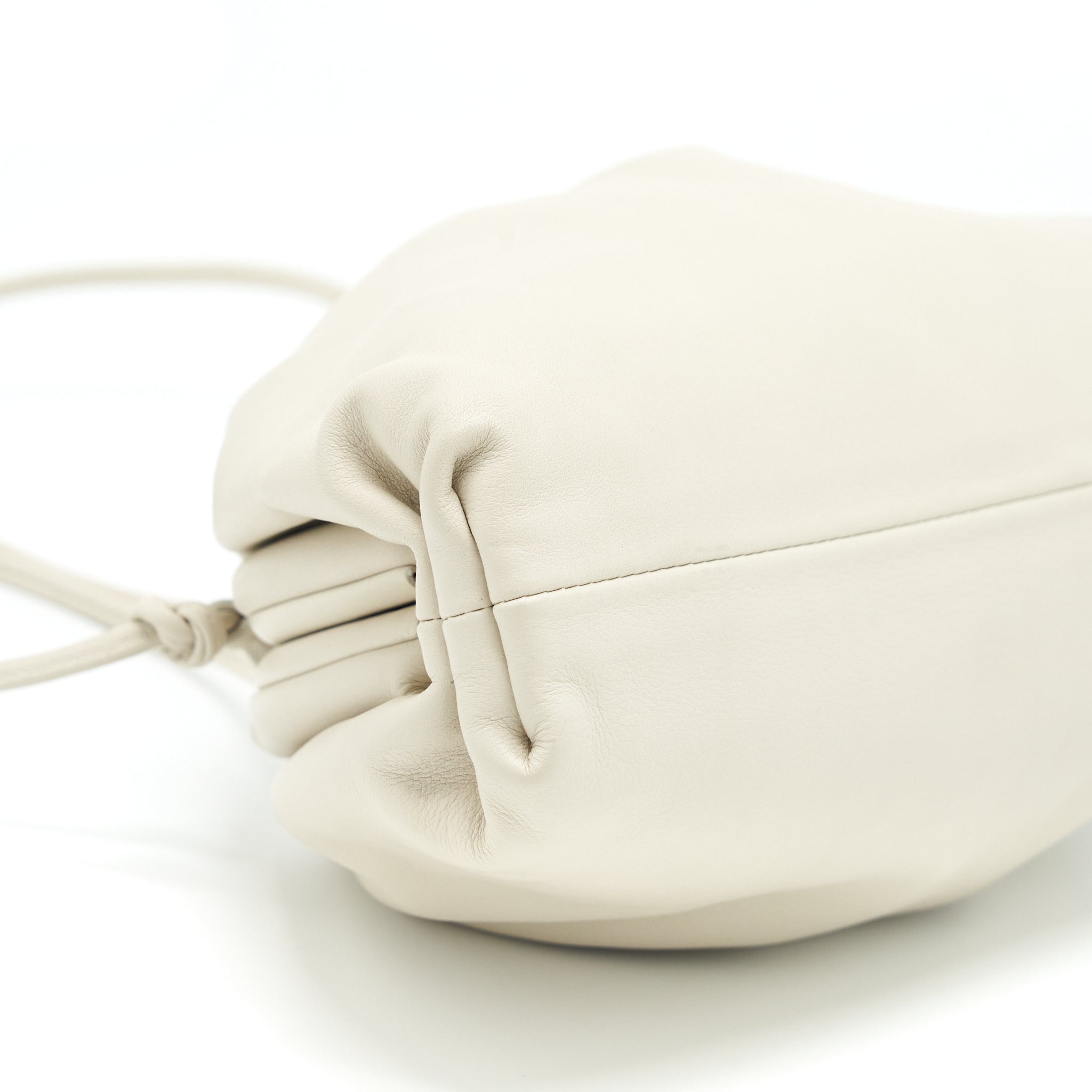 BOTTEGA VENETA MINI POUCH CALFSKIN PLASTER