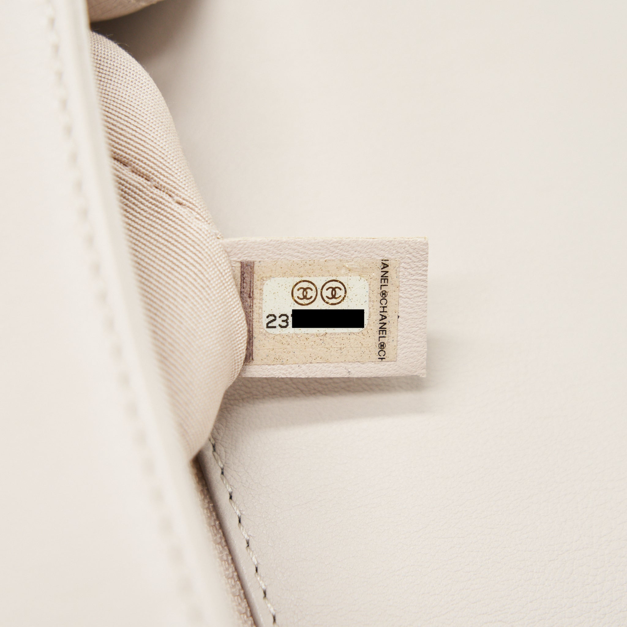 CHANEL CALFSKIN QUILTED FLAP BAG BEIGH LGHW