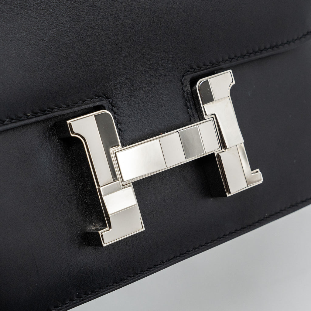 HERMES MINI STUDIO CONSTANCE MONSIEUR BLACK SHW