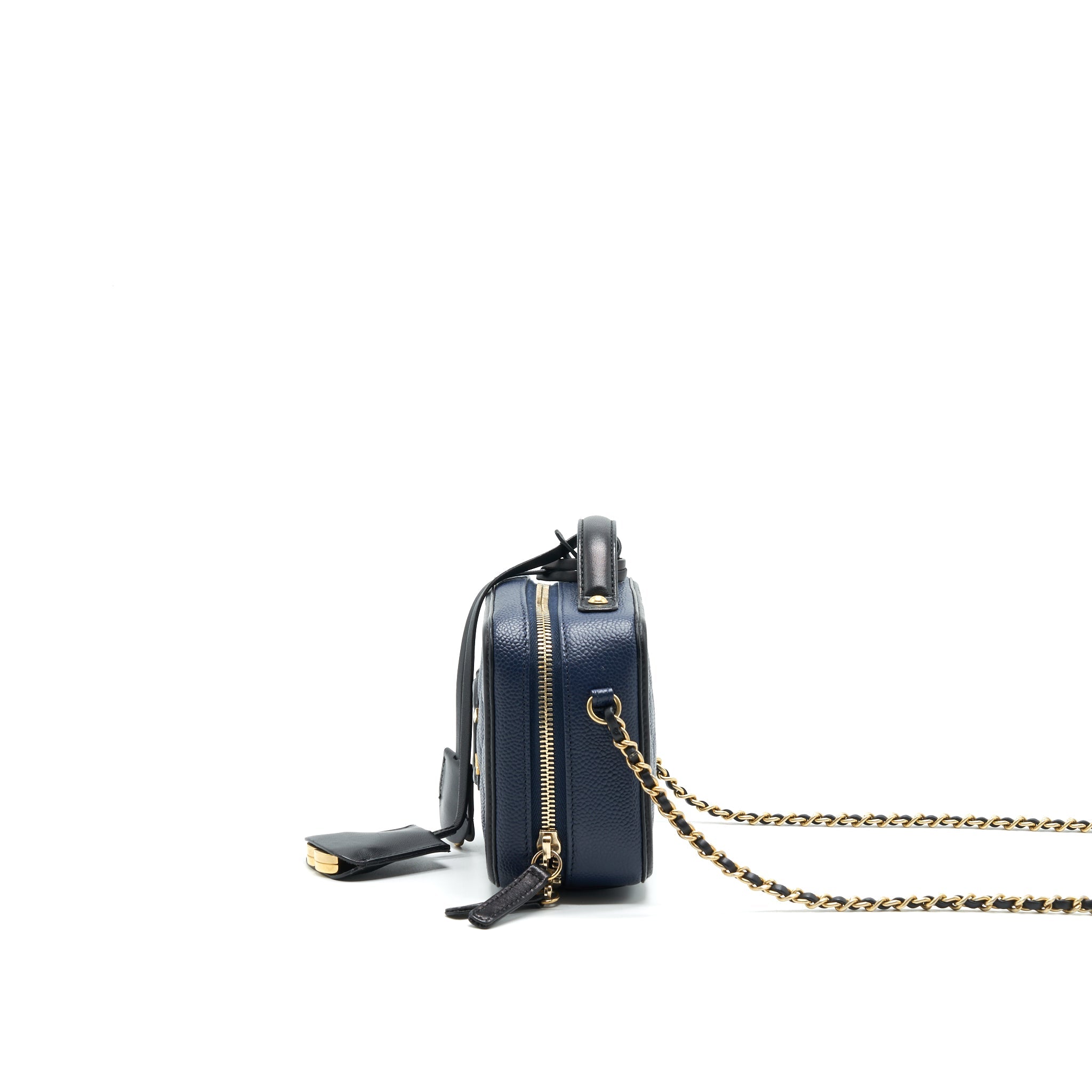 CHANEL VANITY CASE IN SMALL NAVY
