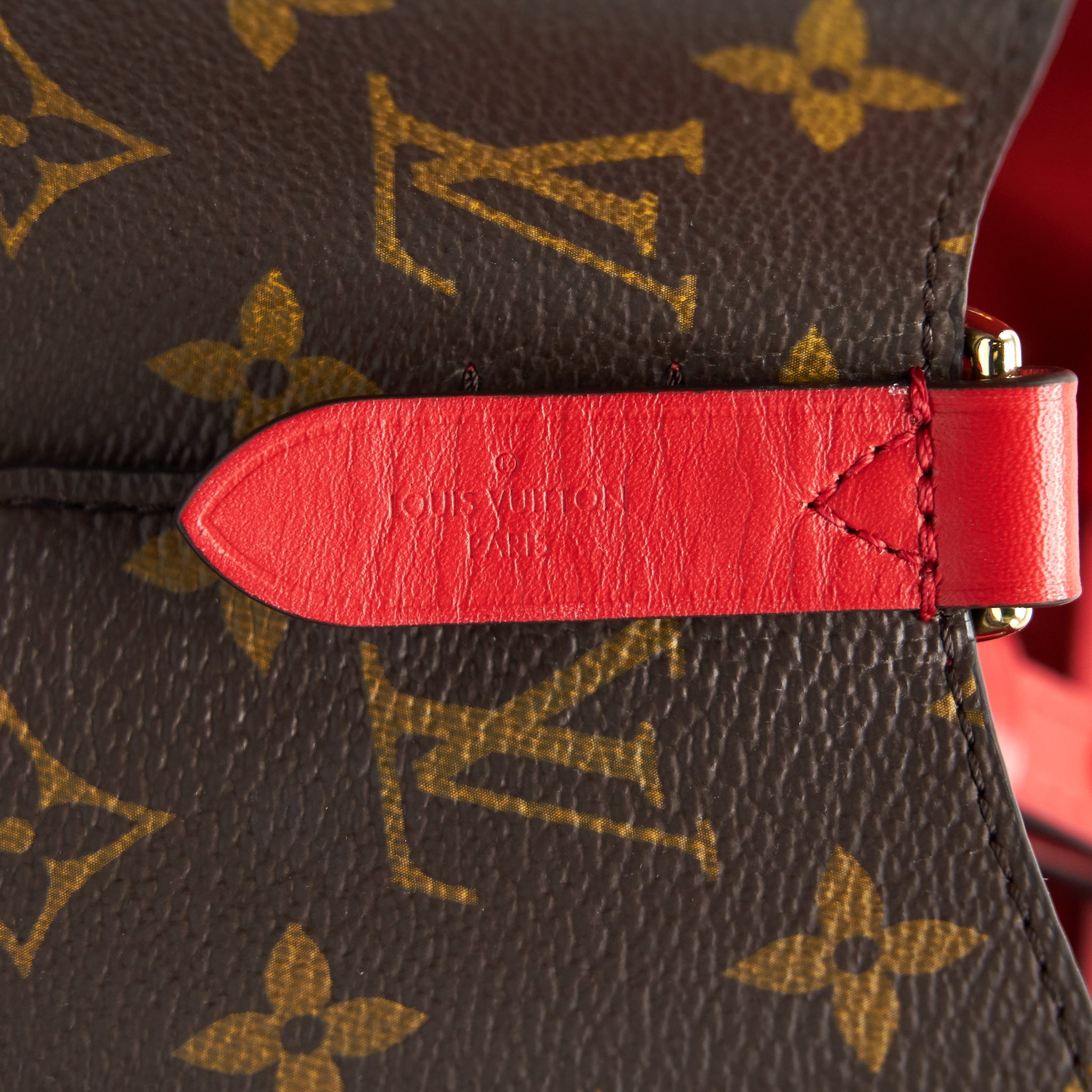 LOUIS VUITTON NEO NOE MONOGRAM CANVAS RED