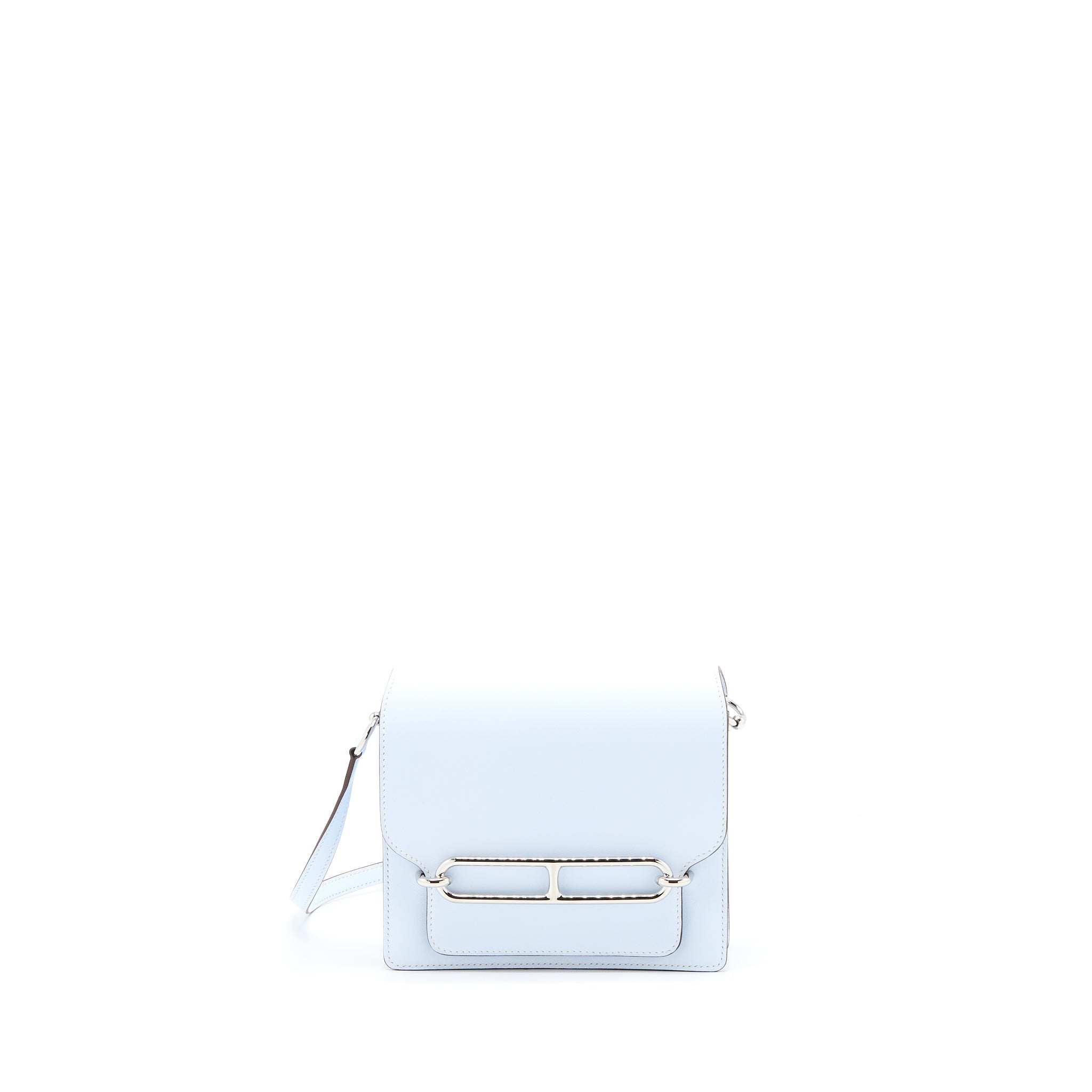 HERMES MINI ROULIS SWIFT BLUE BRUME SHW