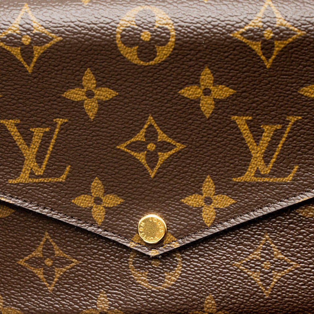 LOUIS VUITTON FELICIE POCHETTE MONOGRAM CANVAS GHW