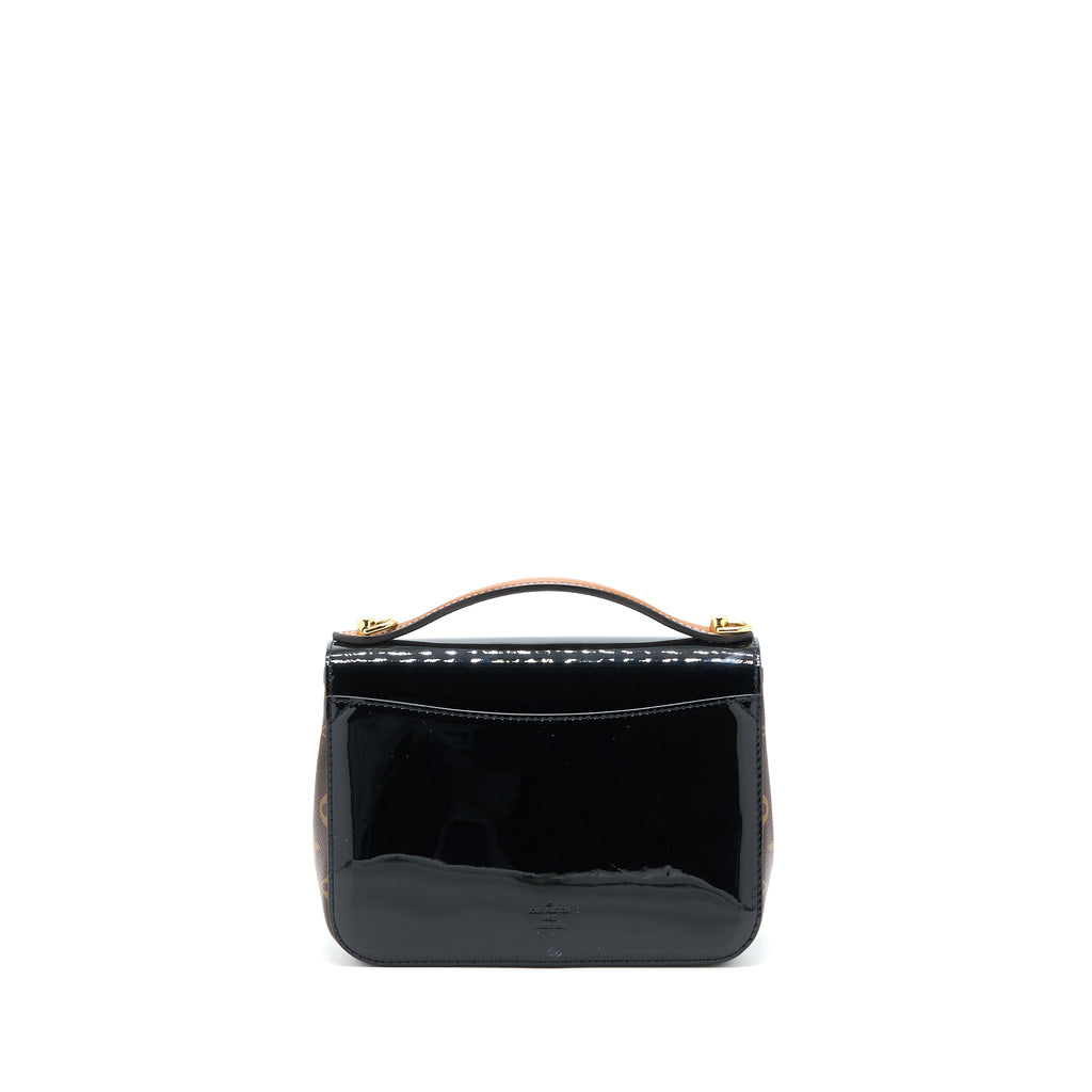 LOUIS VUITTON CHERRYWOOD BB PATENT/MONOGRAM CANVAS BLACK GHW