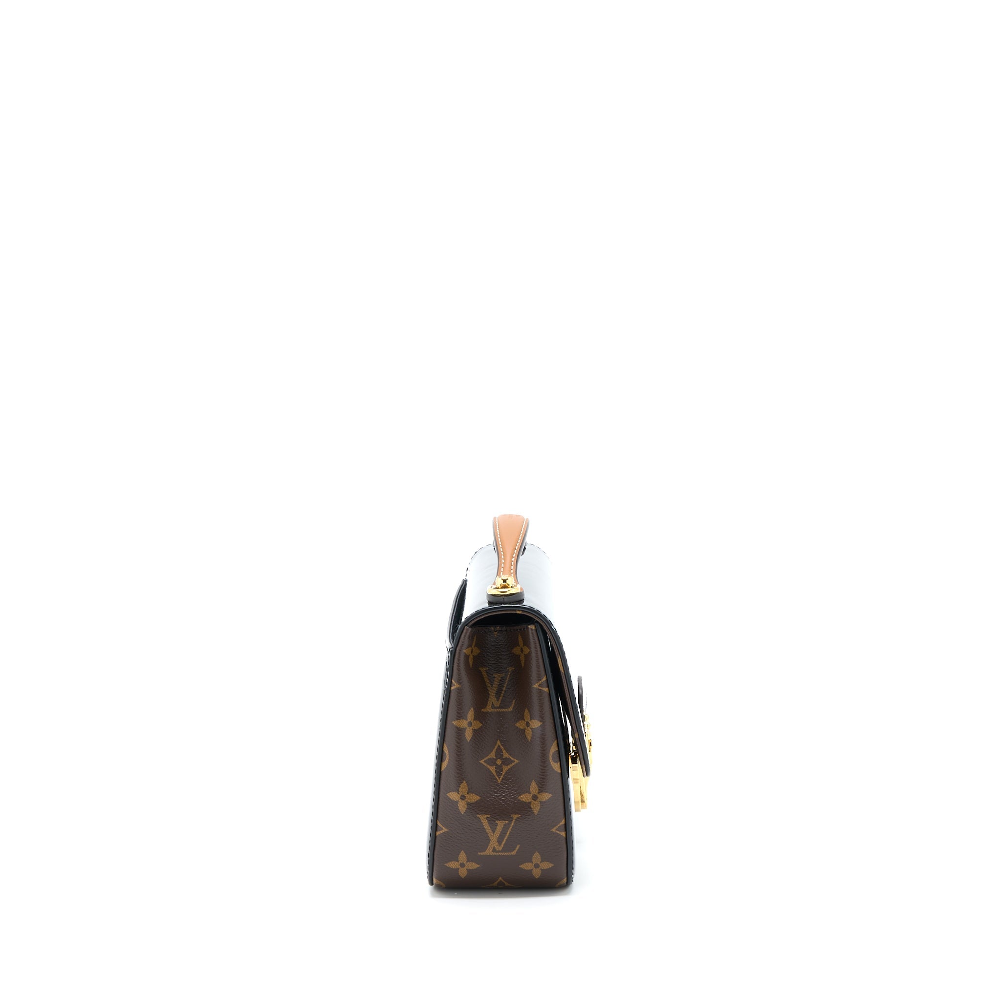 LOUIS VUITTON CHERRYWOOD BB PATENT/MONOGRAM CANVAS BLACK GHW