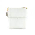 CELINE SANGLE BUCKET BAG IN WHITE
