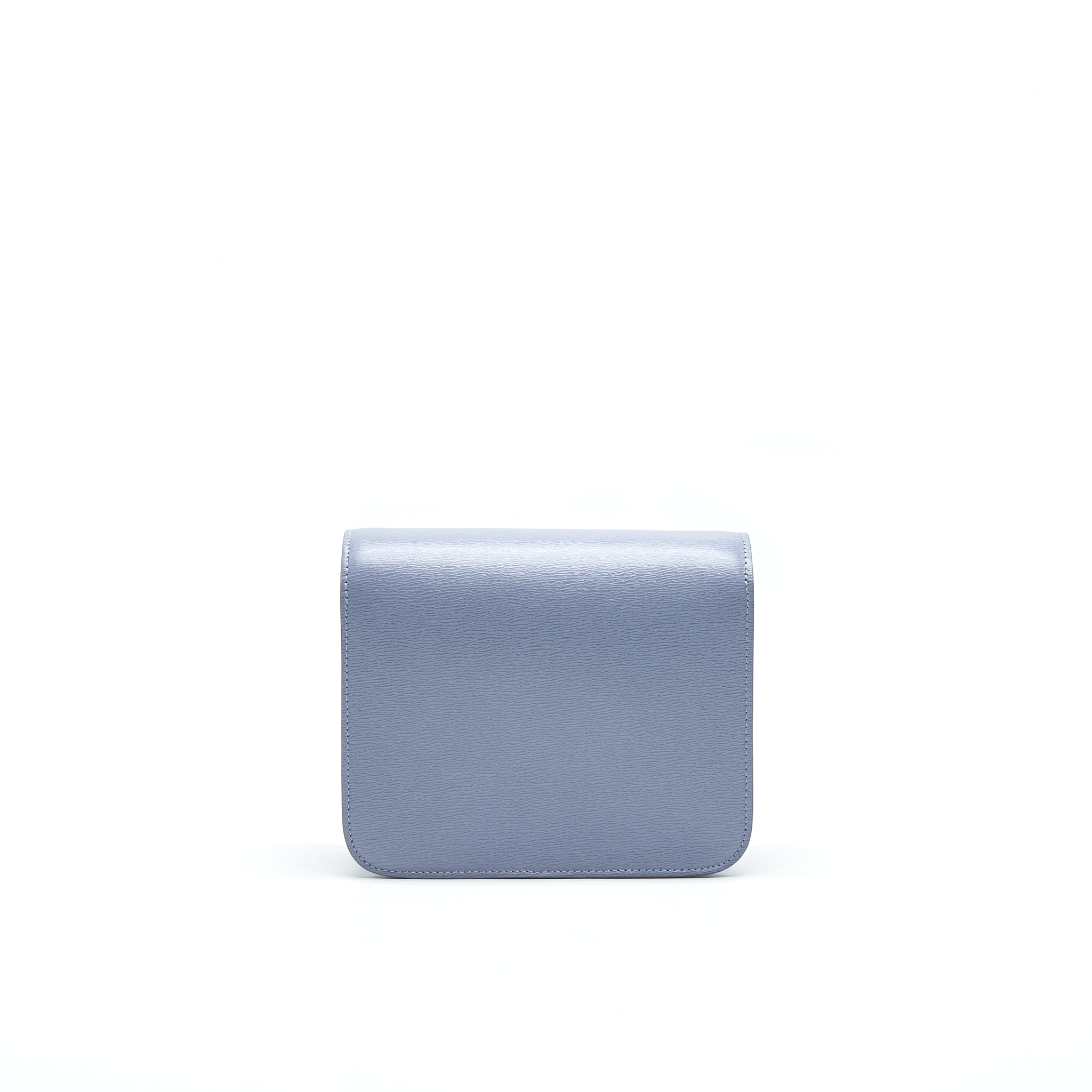 CELINE TEEN CLASSIC BAG IN CALFSKIN LIEGE ARCTIC BLUE