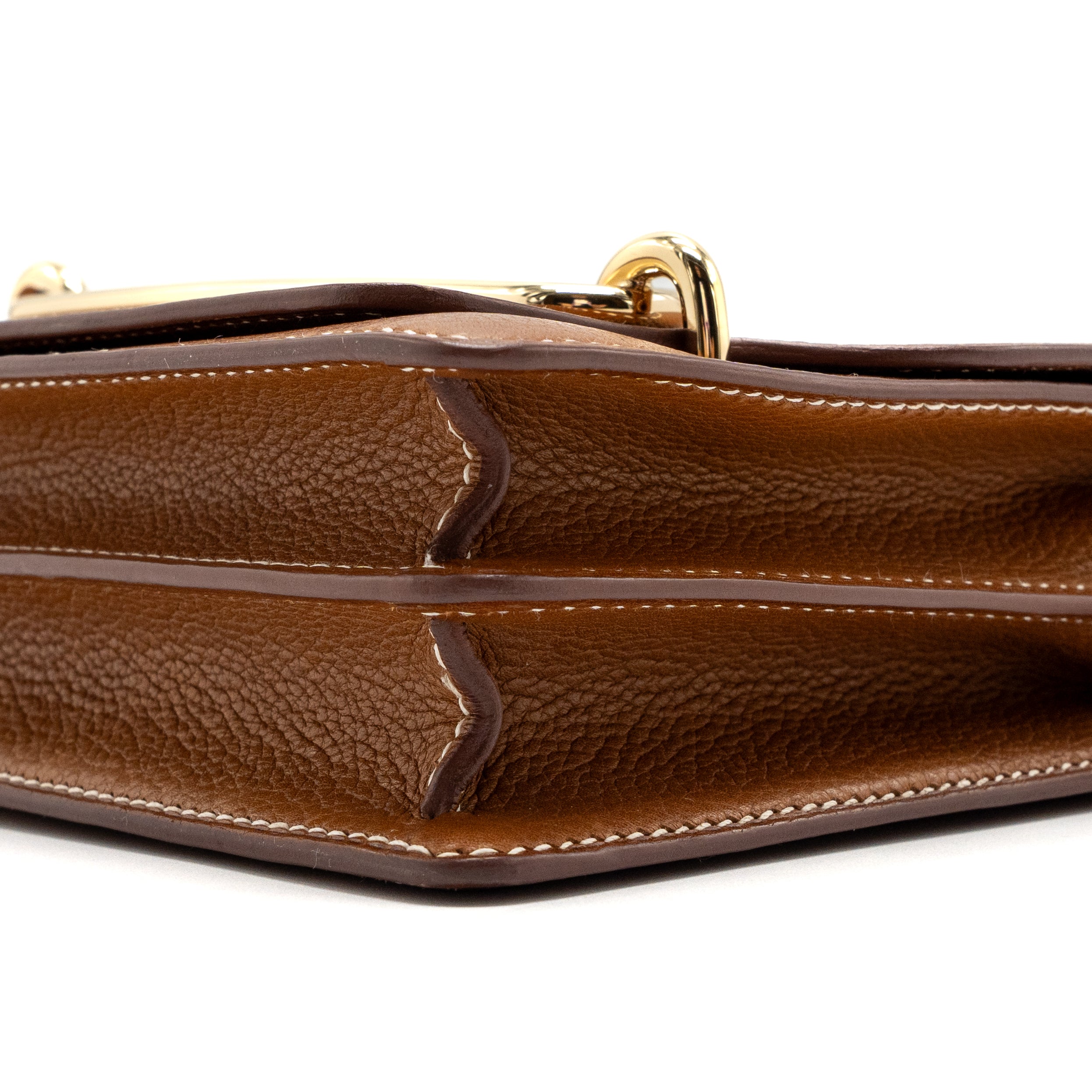 HERMES MINI ROULIS BARENIA FAUBOURG 34 FAUVE LGHW