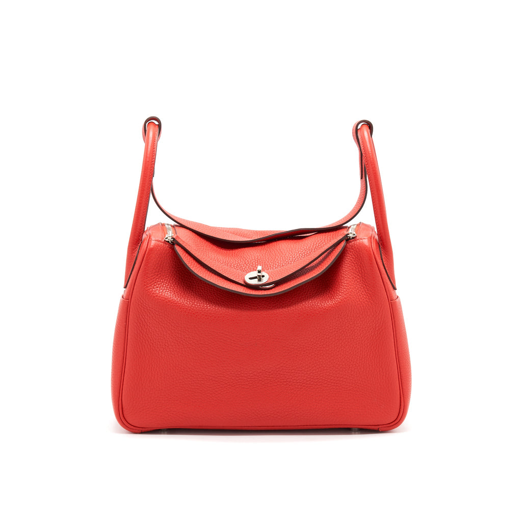 HERMES LINDY 30 ROUGE TOMATE SHW
