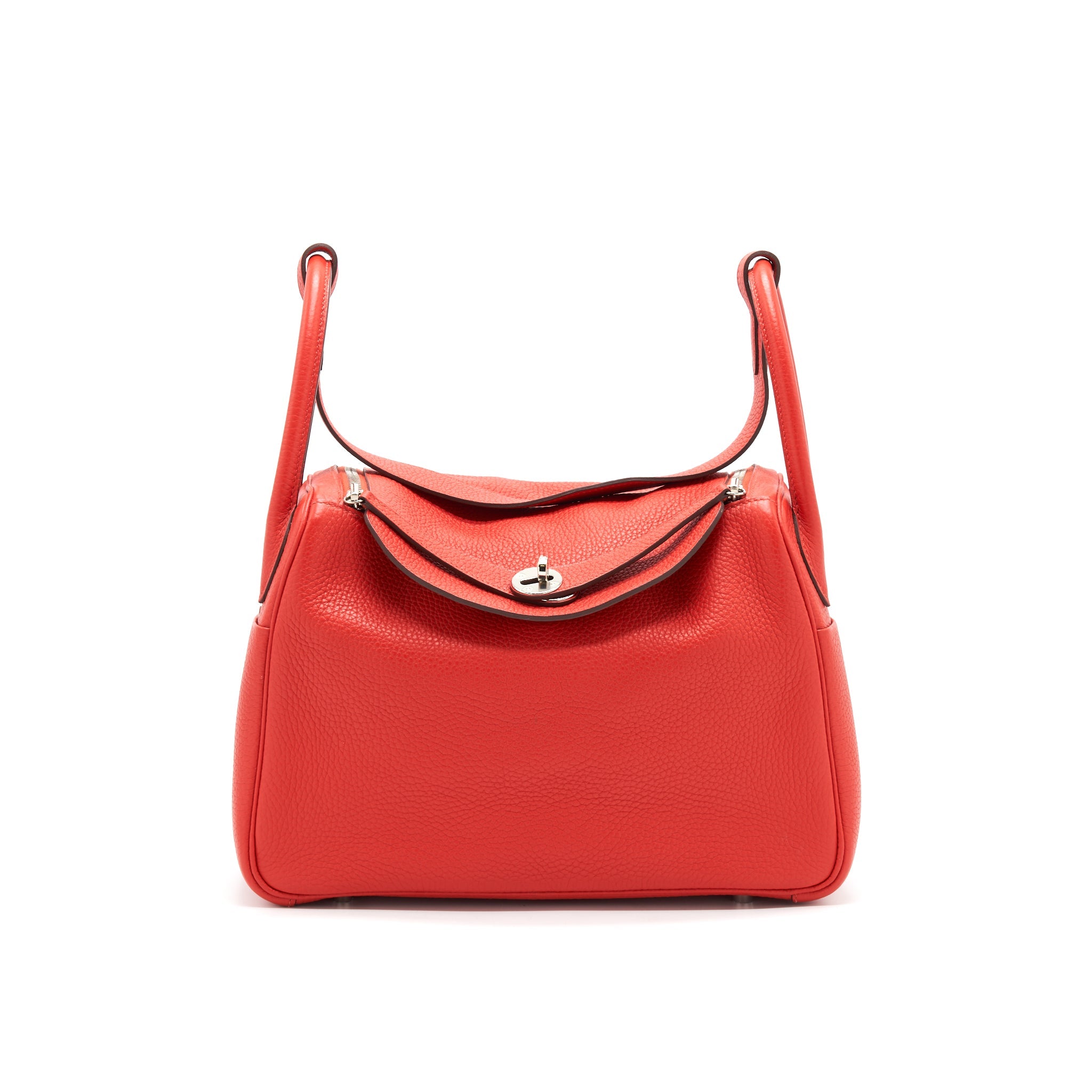 HERMES LINDY 30 ROUGE TOMATE SHW