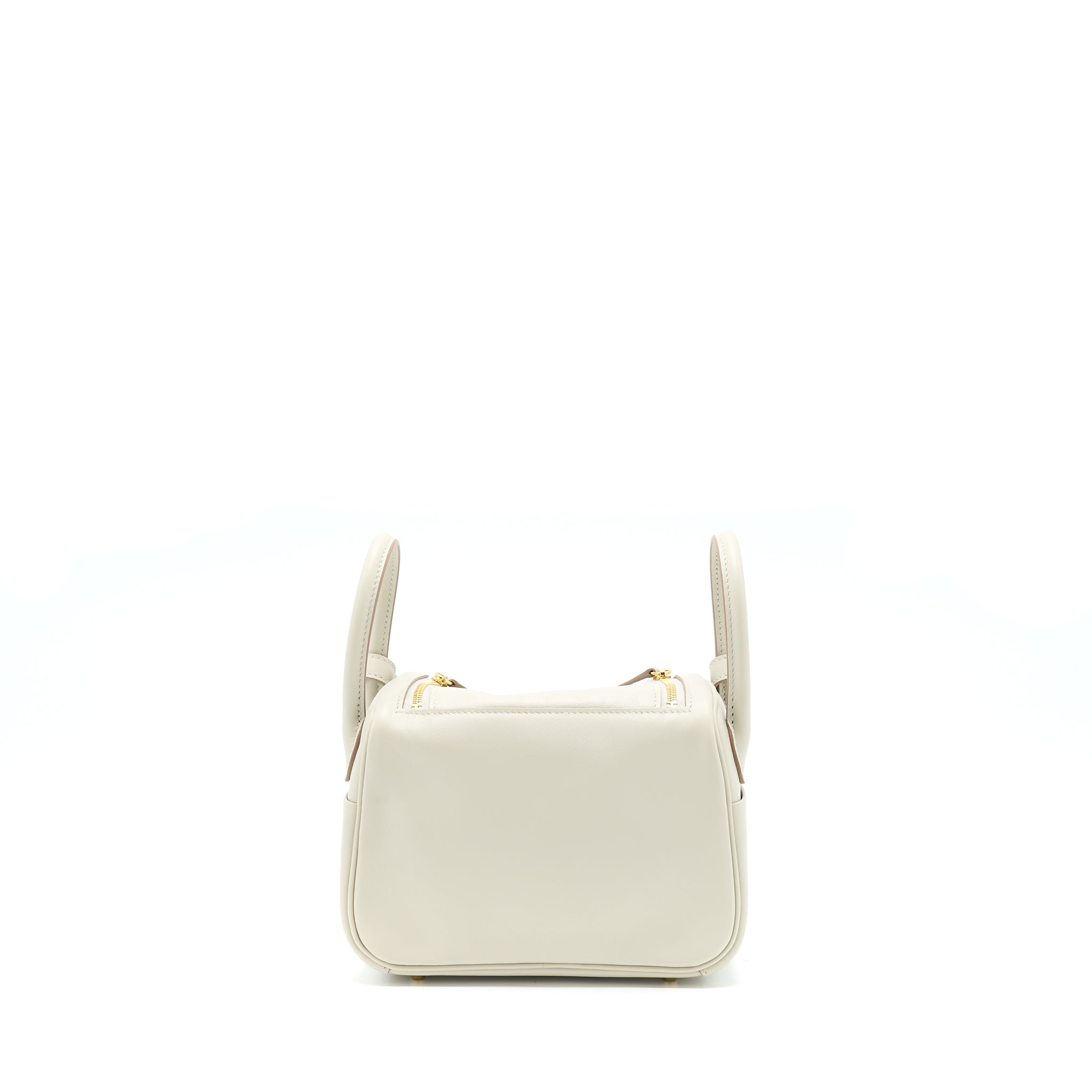 HERMES MINI LINDY SWIFT GRIS PERLE GHW