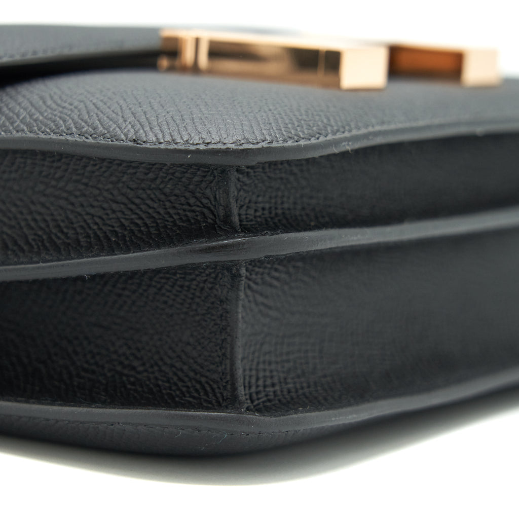 HERMES CONSTANCE MINI EPSOM BLACK RGHW