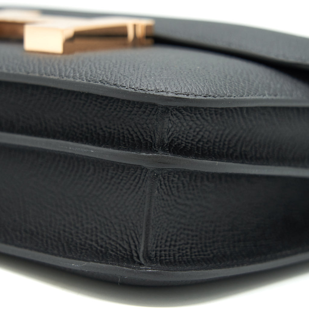 HERMES CONSTANCE MINI EPSOM BLACK RGHW