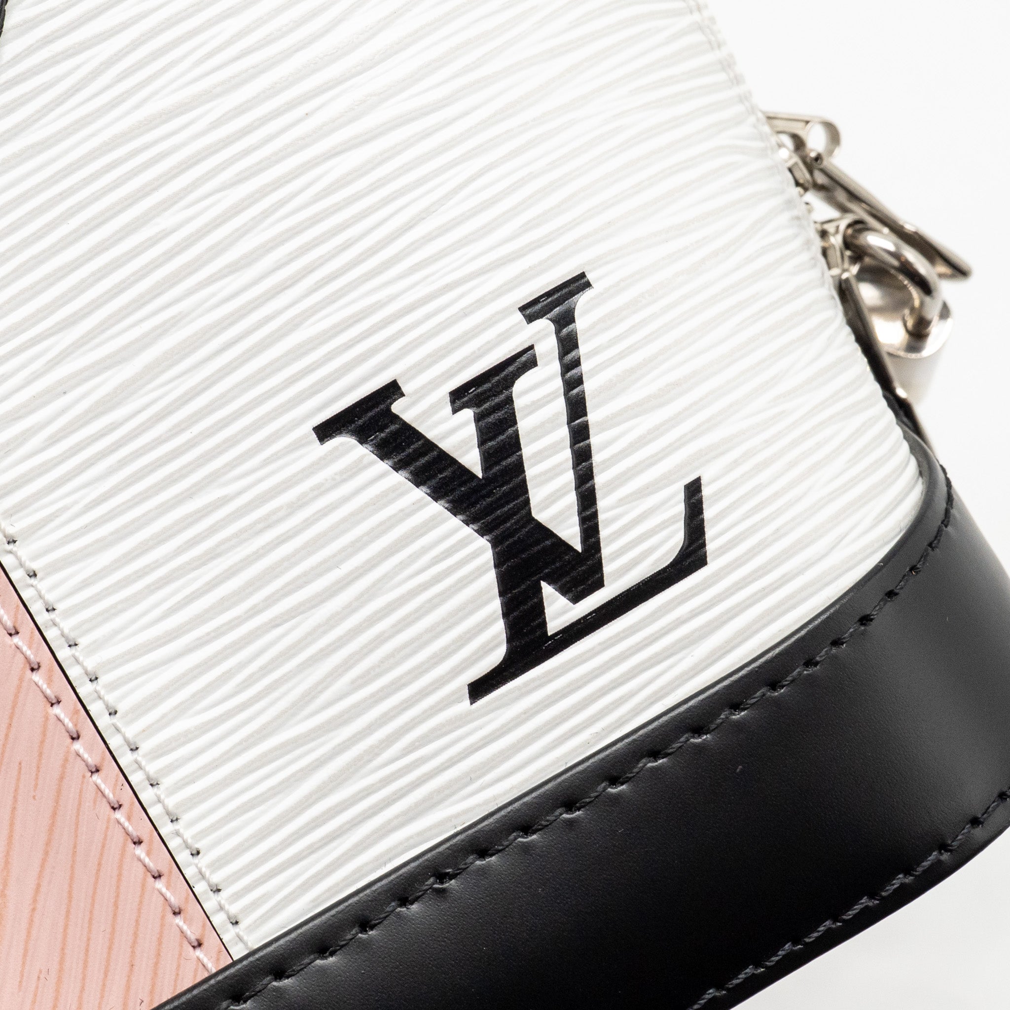 LOUIS VUITTON STRIPE ALMA BB EPI LEATHER WHITE/MULTICOLOUR SHW