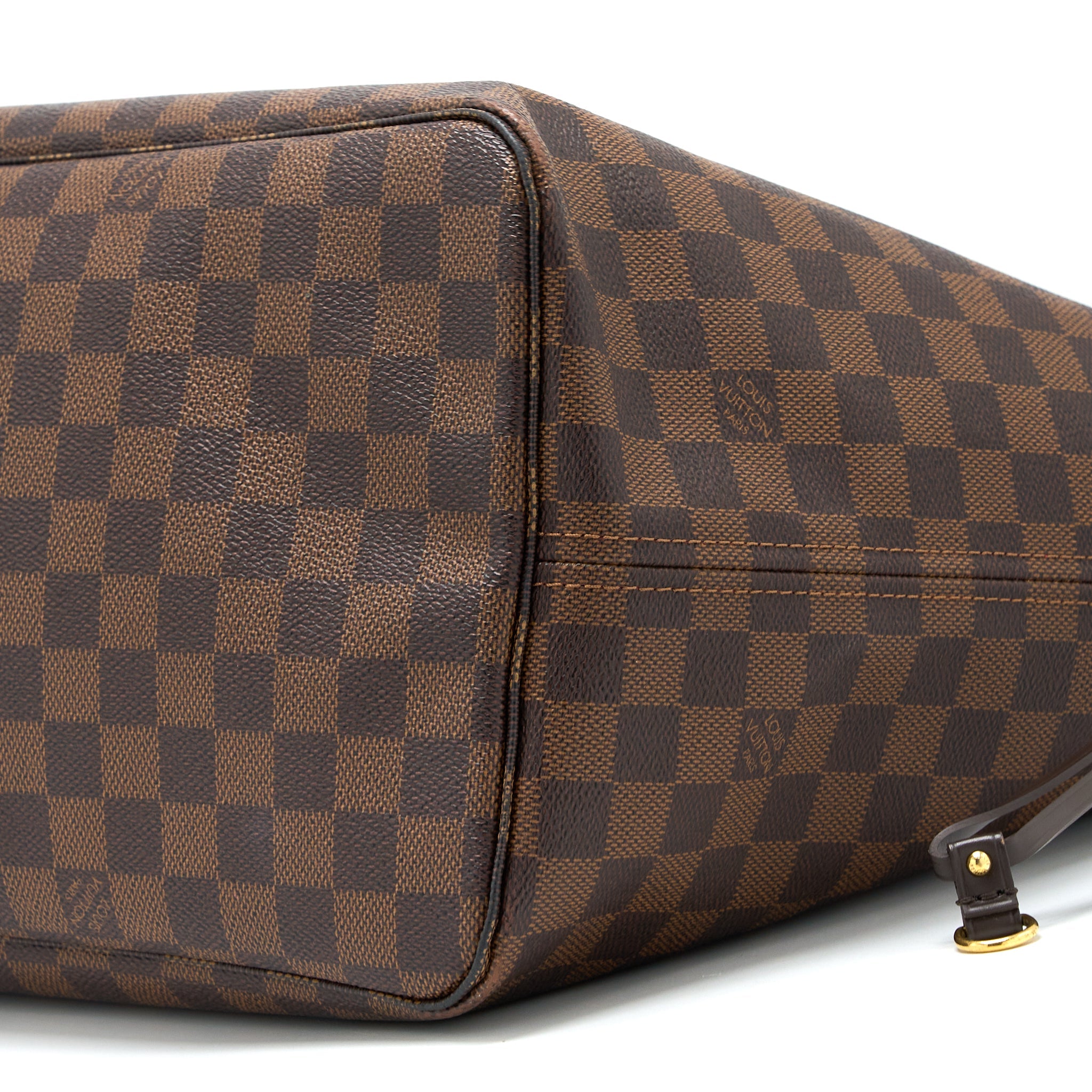 LOUIS VUITTON NEVERFULL GM DAMIER EBENE GHW
