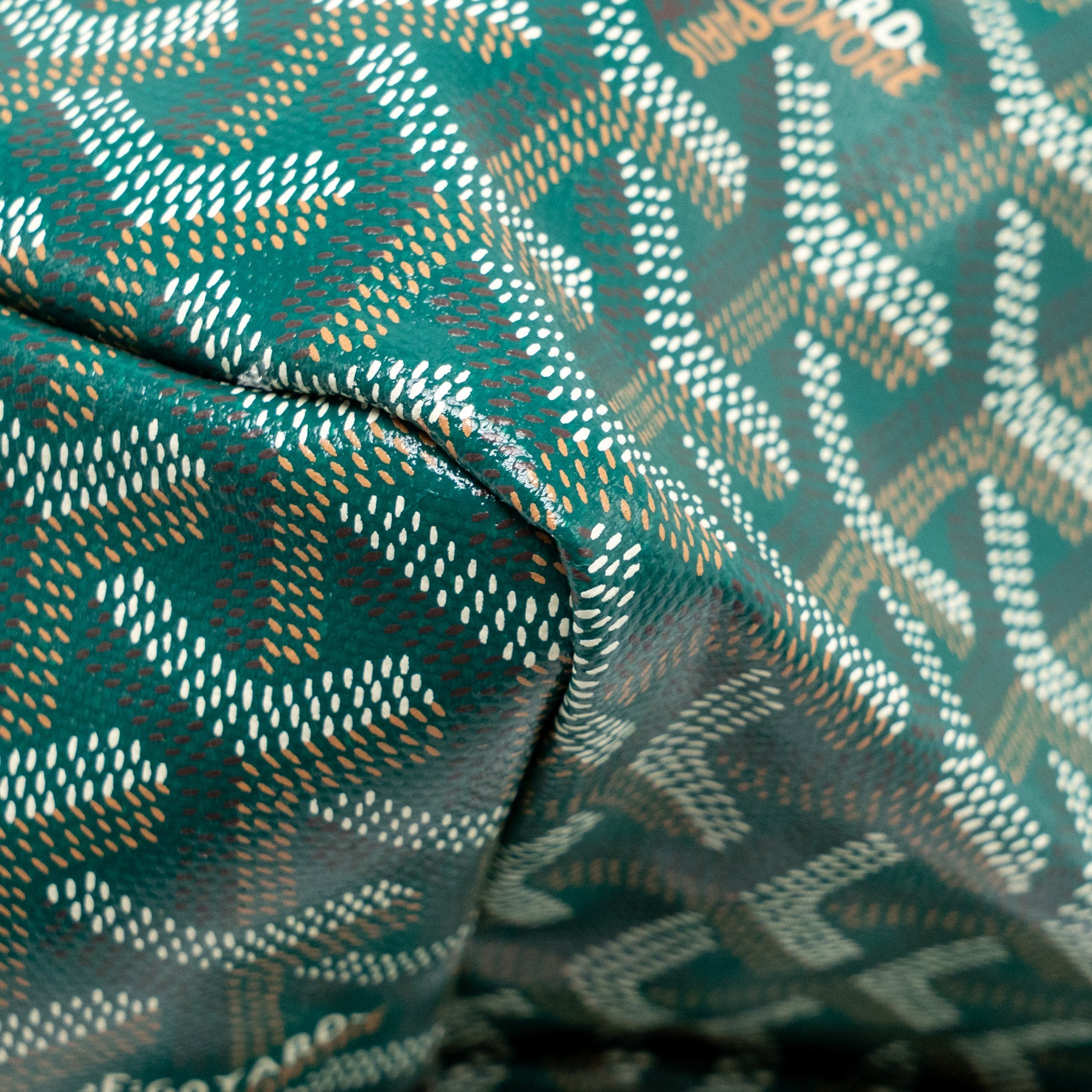 GOYARD SAINT LOUIS GM TOTE GOYARDINE CANVAS GREEN SHW