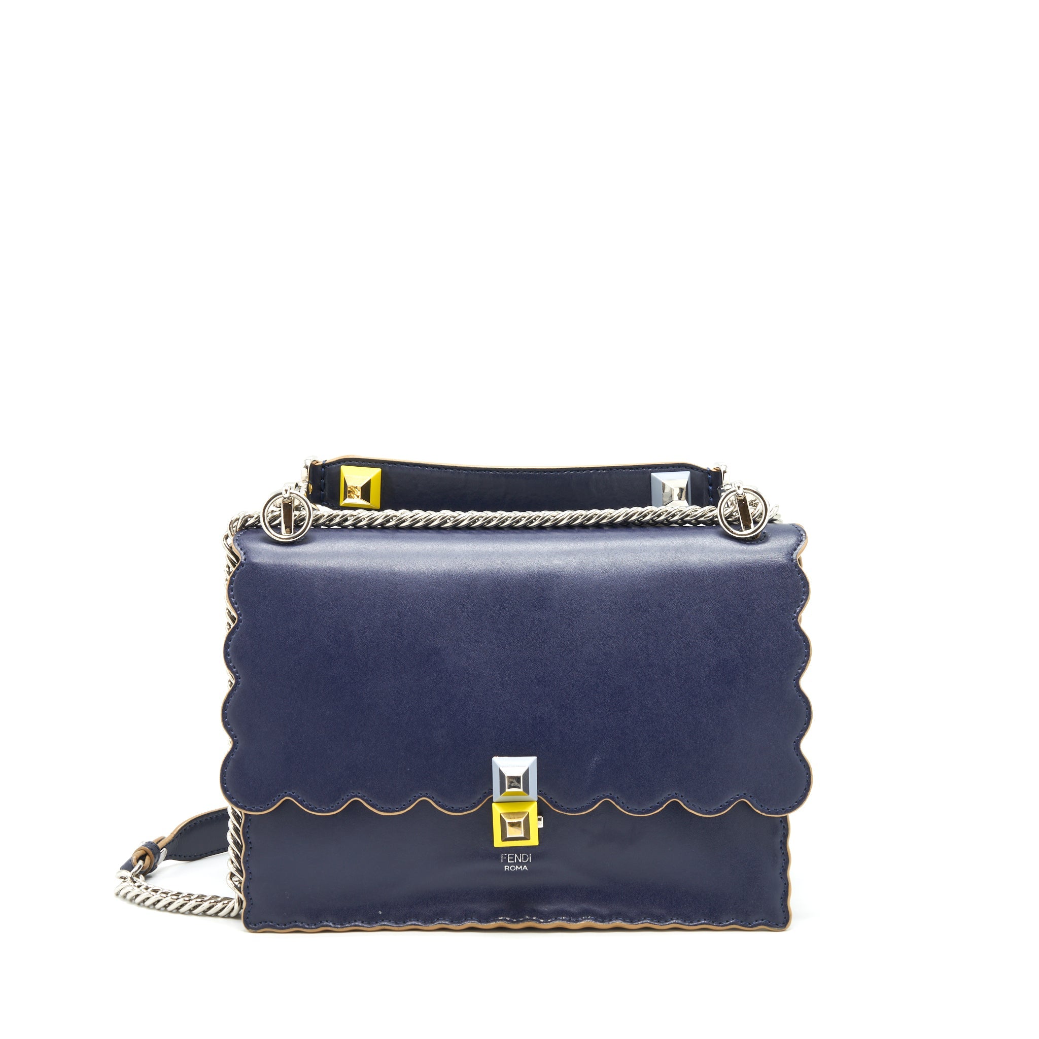 FENDI KAN I BAG NAVY SHW