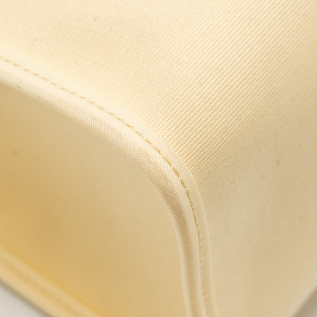 HERMES HERBAG 31 ZIP BAG CANVAS/HUNTER LEATHER VANILLE/NATUREL-SABLE SHW