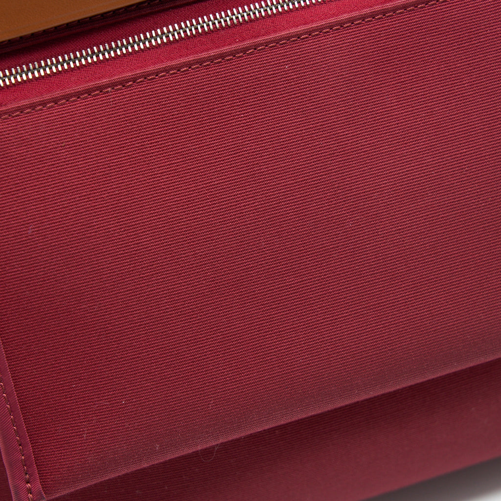 HERMES HERBAG 31 PLUM RED SHW