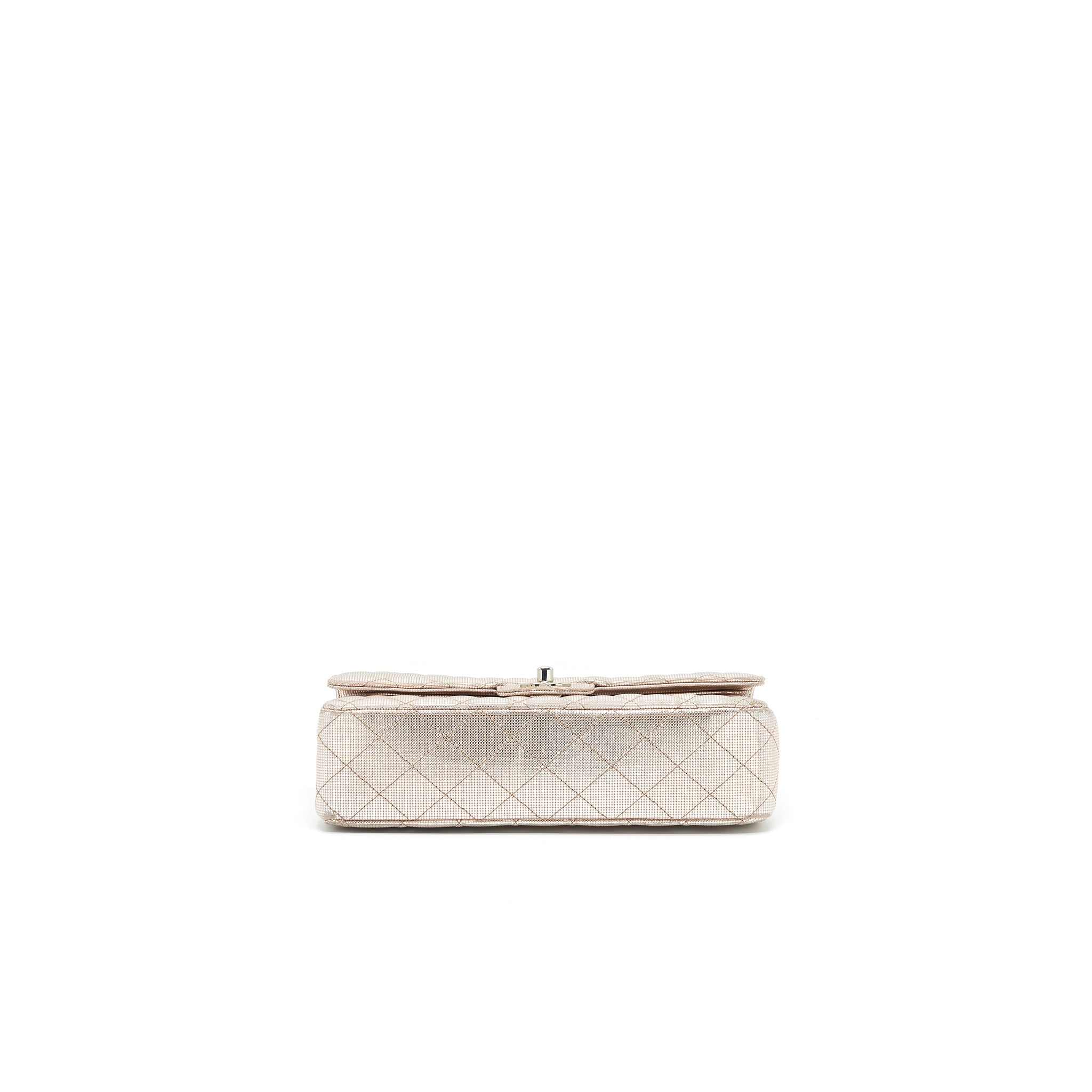 CHANEL SEASONAL MEDIUM FLAP BAG IN CHAMPAGNE PINK SHW