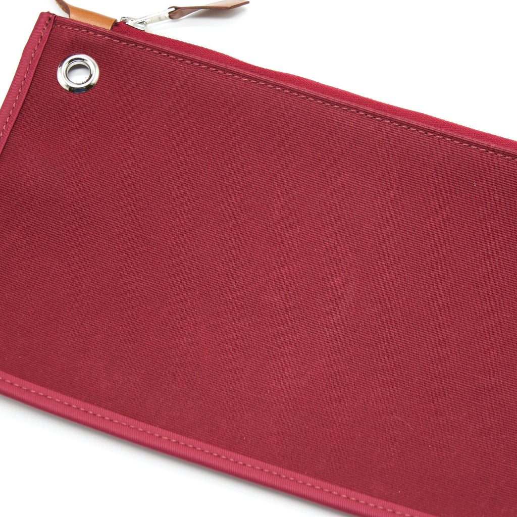 HERMES HERBAG 31 PLUM RED SHW