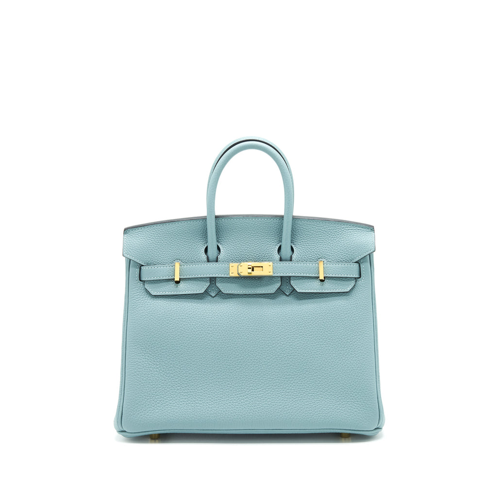 HERMES BIRKIN25 TOGO 7G CIEL GHW