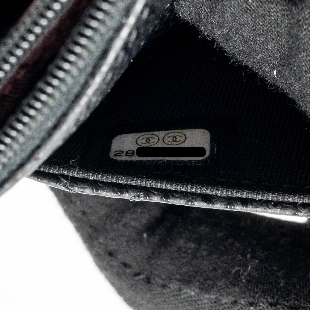 CHANEL CLASSIC WALLET ON CHAIN CAVIAR BLACK SHW