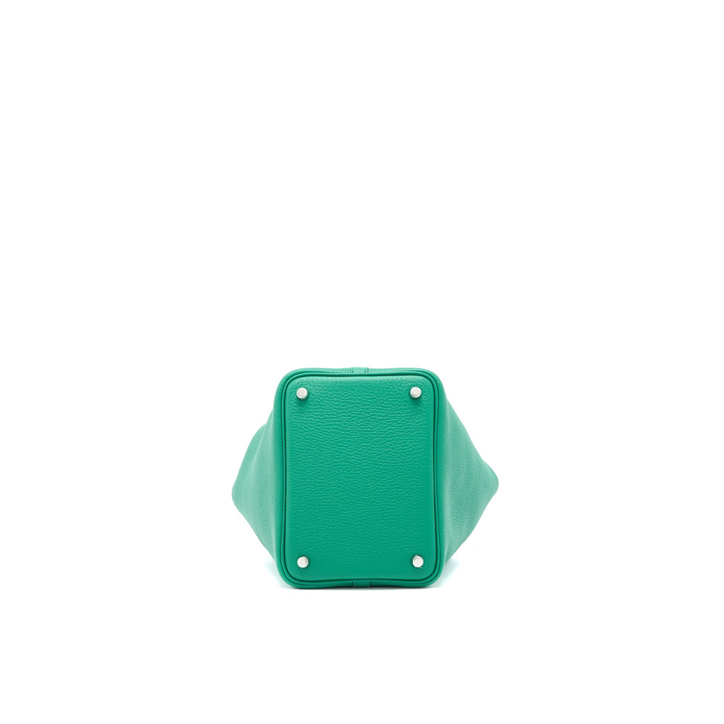 HERMES PICOTIN 18 LOCK BAG CLEMENCE U4 VERT VERTIGO SHW