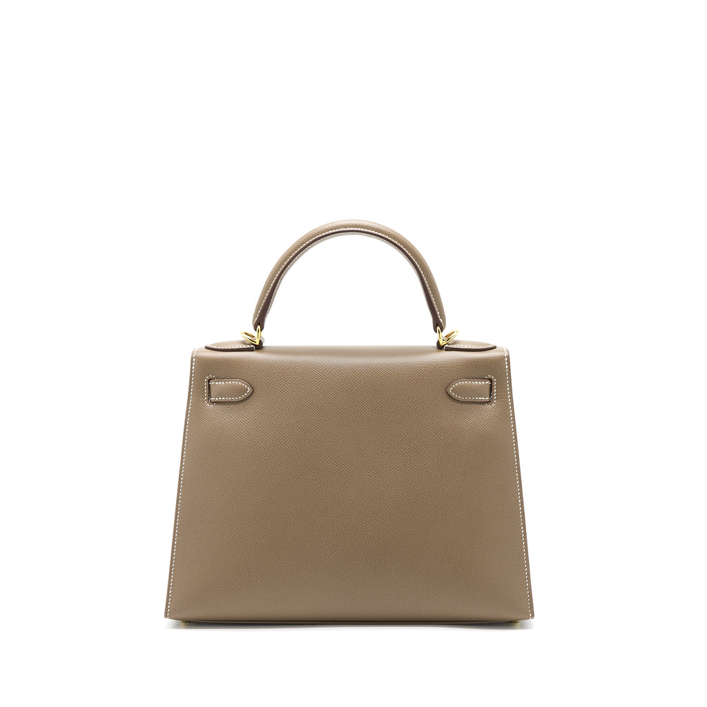 HERMES KELLY 28 EPSOM ETOUPE GHW