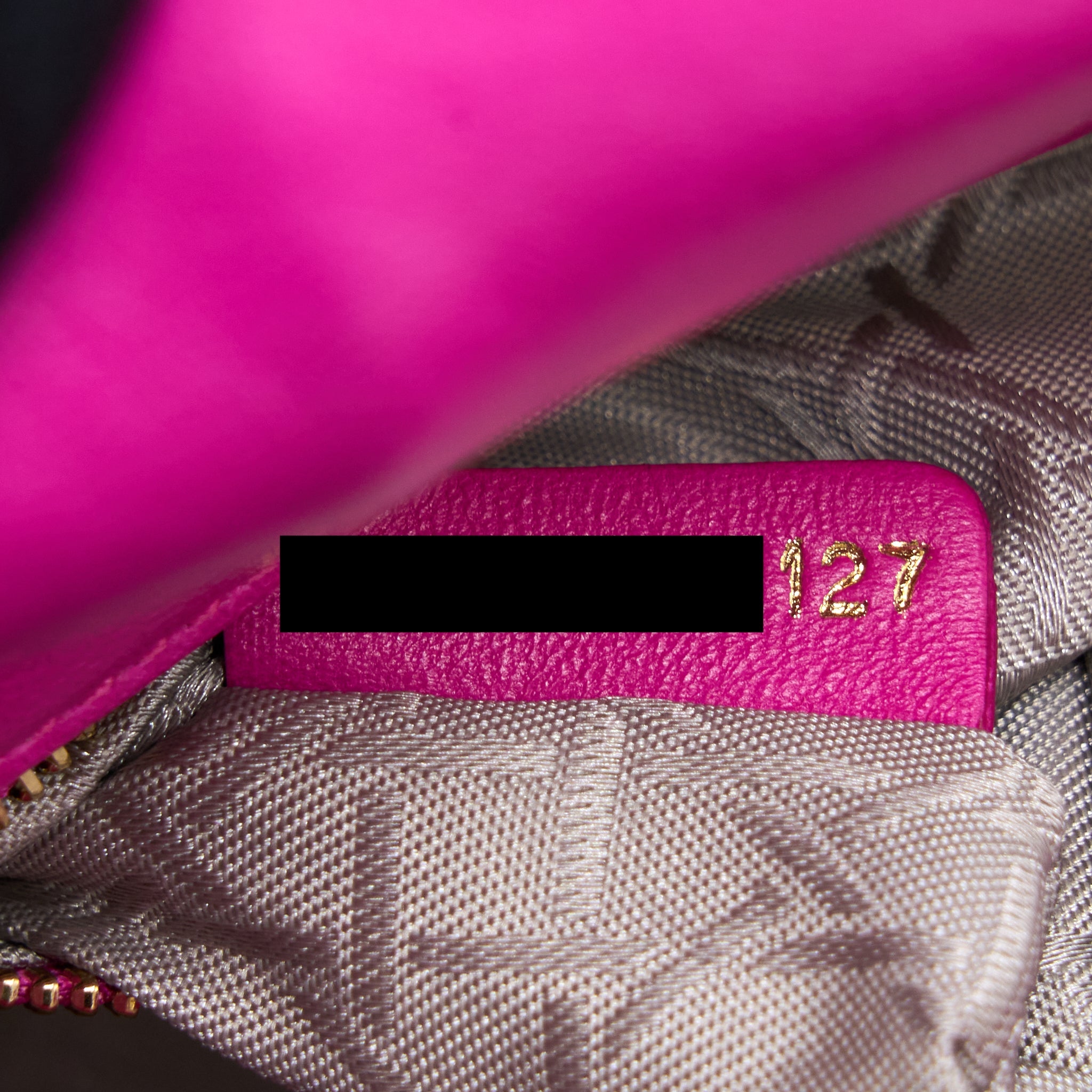 DIOR SMALL LADY DIOR LAMBSKIN PINK GHW