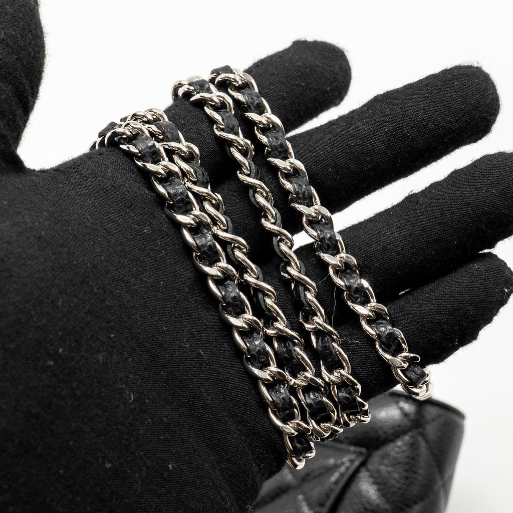 CHANEL CLASSIC WALLET ON CHAIN CAVIAR BLACK SHW
