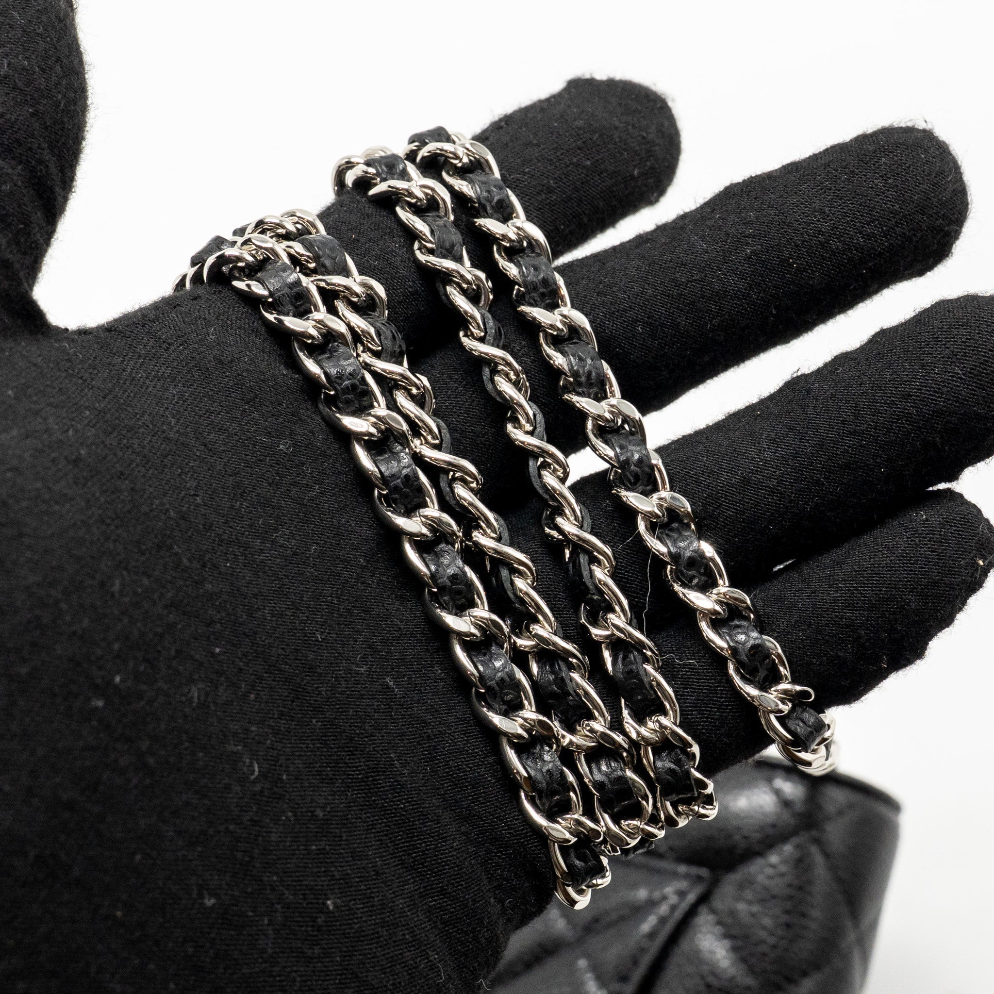 CHANEL CLASSIC WALLET ON CHAIN CAVIAR BLACK SHW