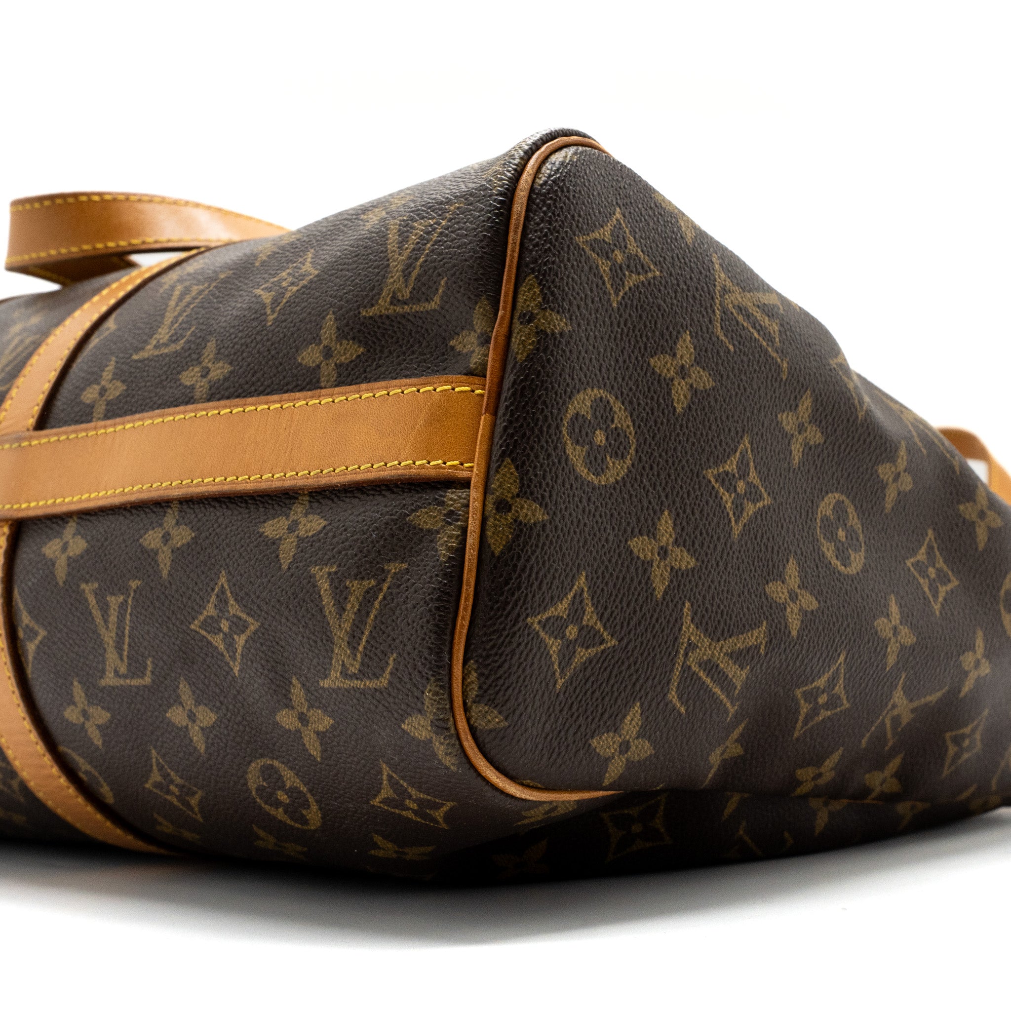 LOUIS VUITTON VINTAGE ZIPPER TRAVEL BAG MONOGRAM CANVAS GHW