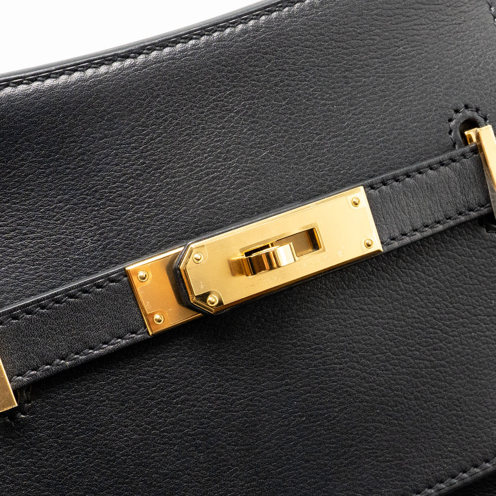 HERMES MINI JYPSIERE EVERGRAIN BLACK GHW