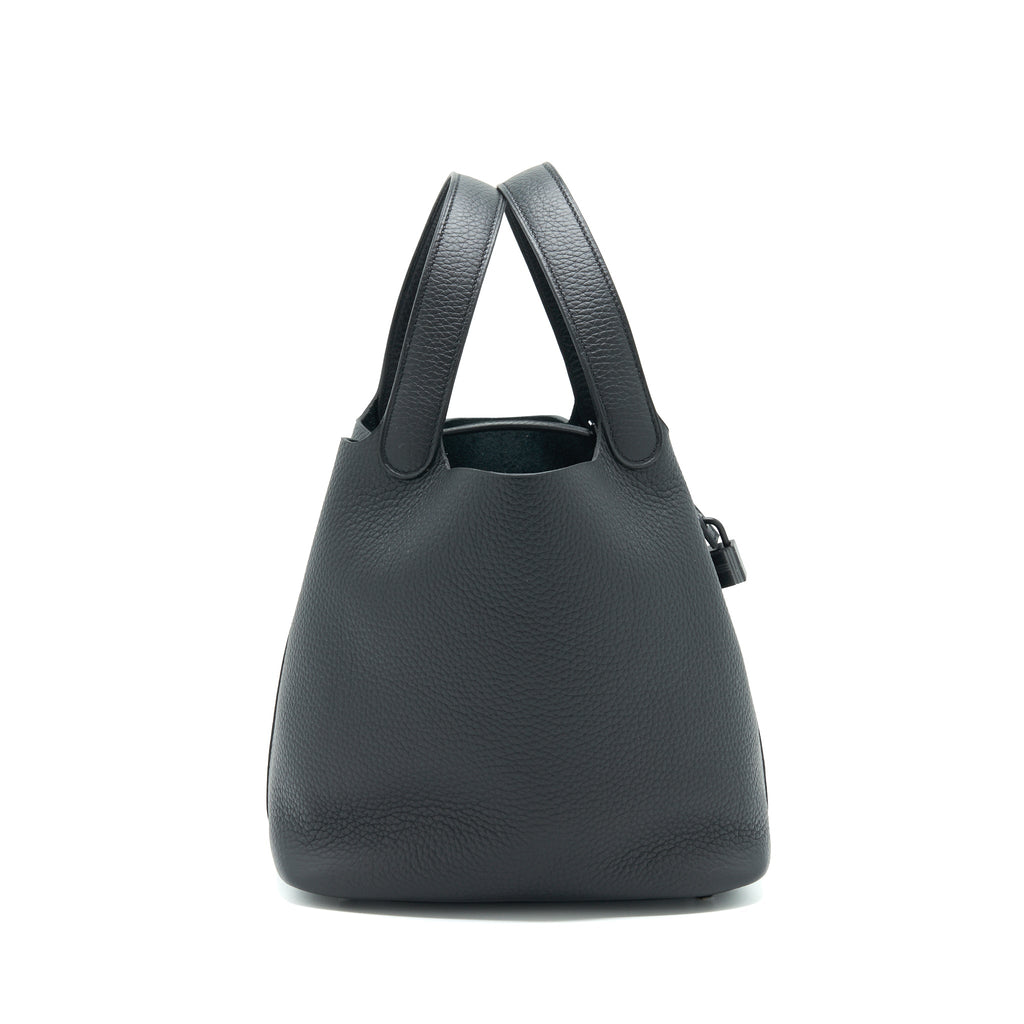 HERMES PICOTIN 22 LOCK BAG SO BLACK