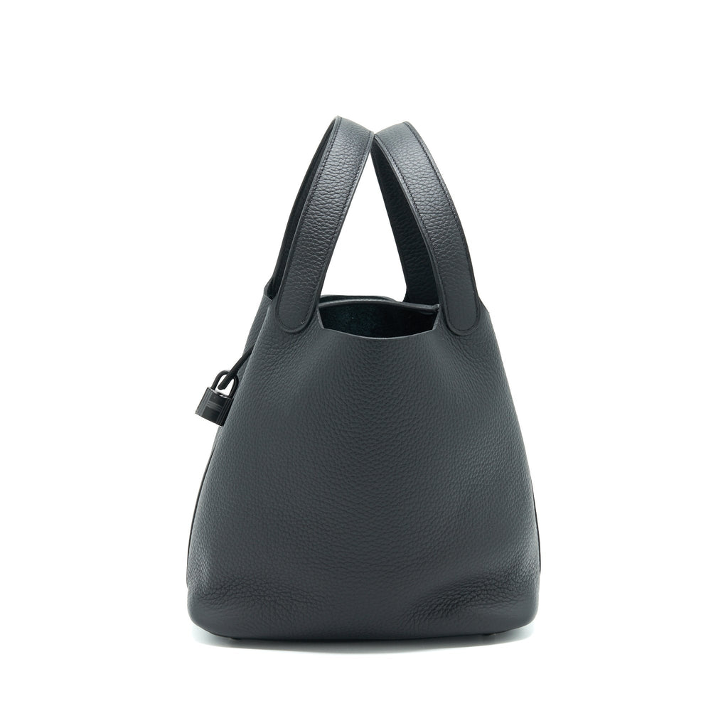 HERMES PICOTIN 22 LOCK BAG SO BLACK