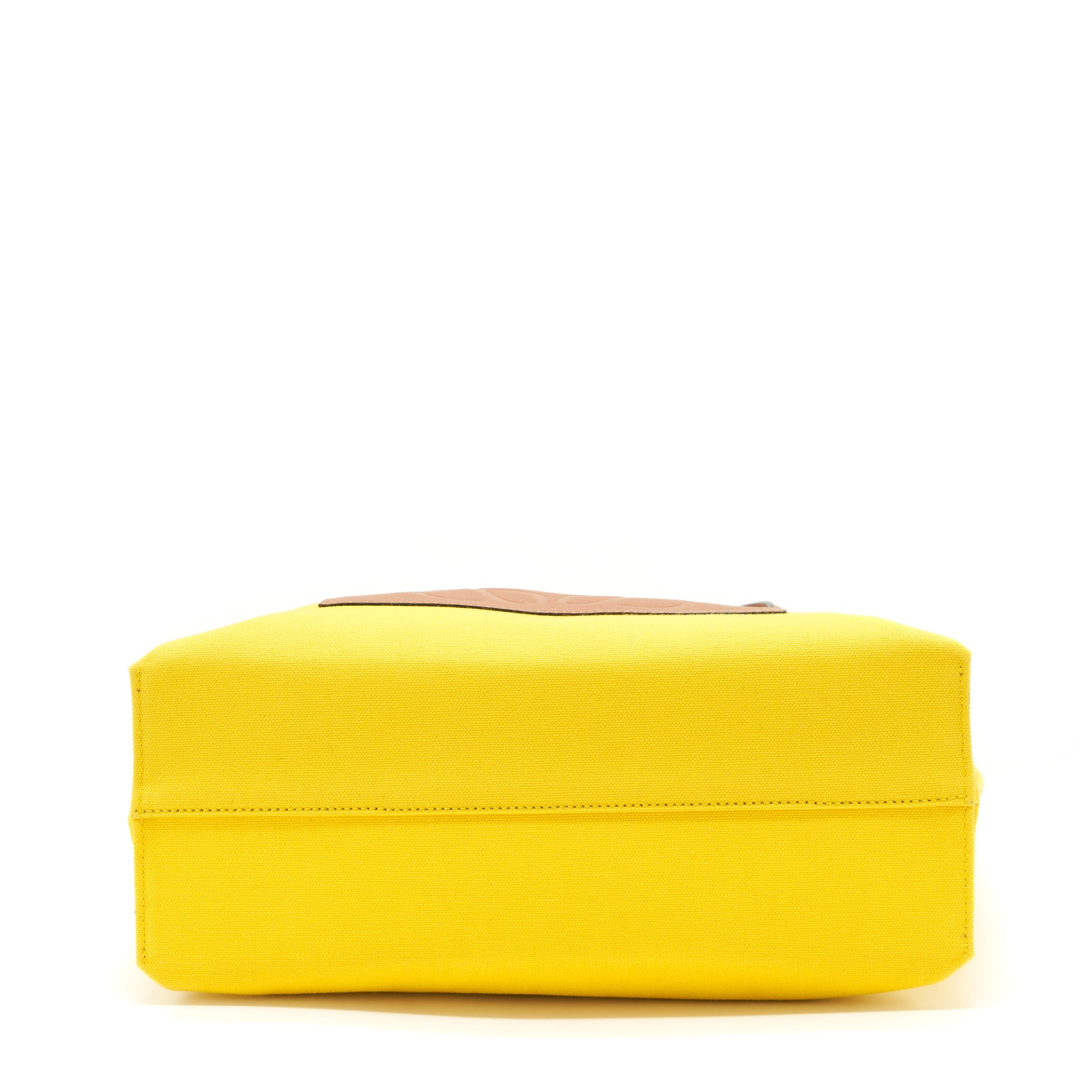 LOEWE TOTE BAG CANVAS YELLOW/GOLD SHW
