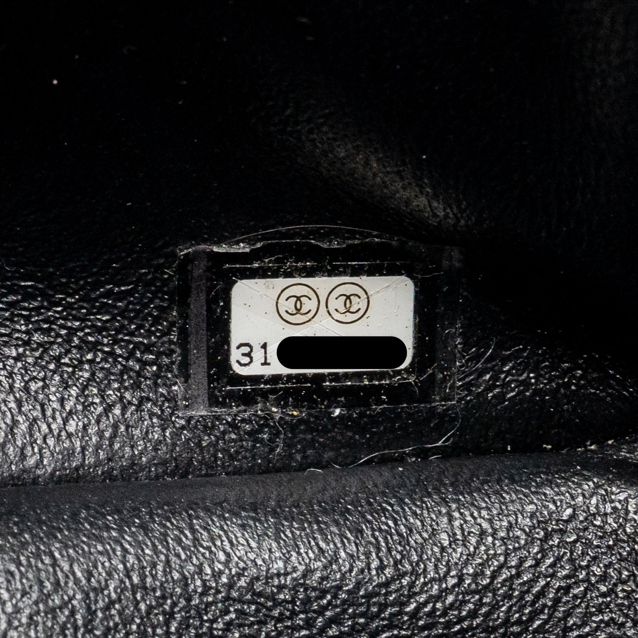 CHANEL MINI SQUARE FLAP BAG LAMBSKIN BLACK LGHW