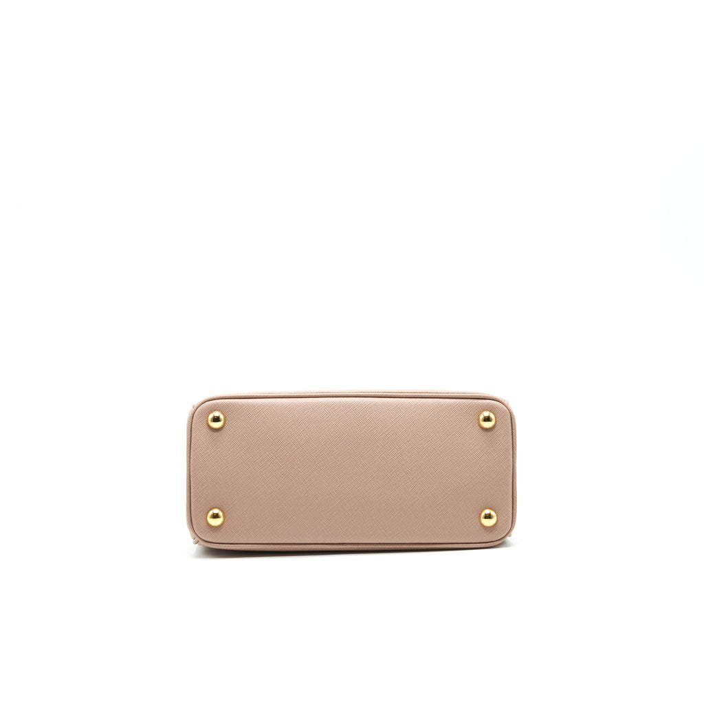 PRADA SAFFIANO LEATHER MINI BEIGE WITH STRAP