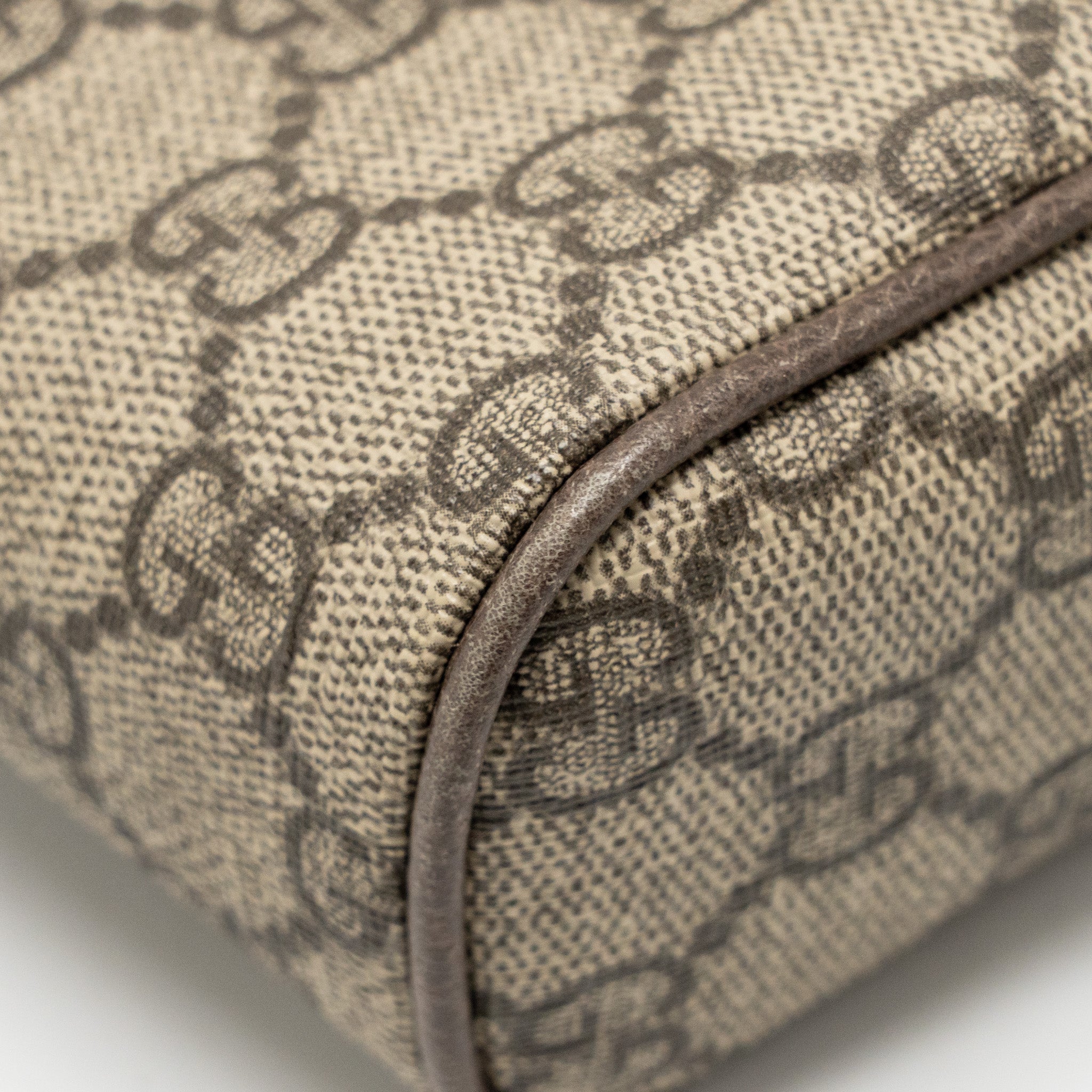 GUCCI SIZE 85 OPHIDIA SMALL BELT BAG GG SUPREME CANVAS GHW