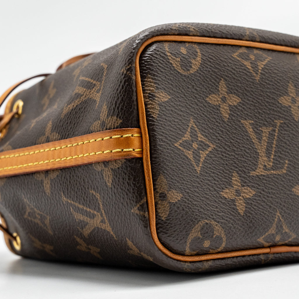 LOUIS VUITTON NANO NOE MONOGRAM CANVAS GHW
