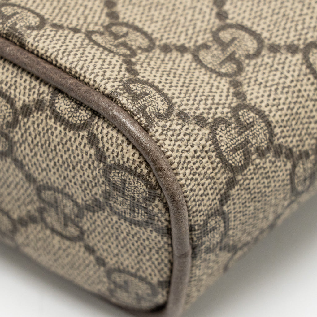 GUCCI SIZE 85 OPHIDIA SMALL BELT BAG GG SUPREME CANVAS GHW