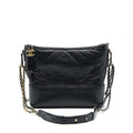 CHANEL GABRILLE LARGE HOBO BAG BLACK