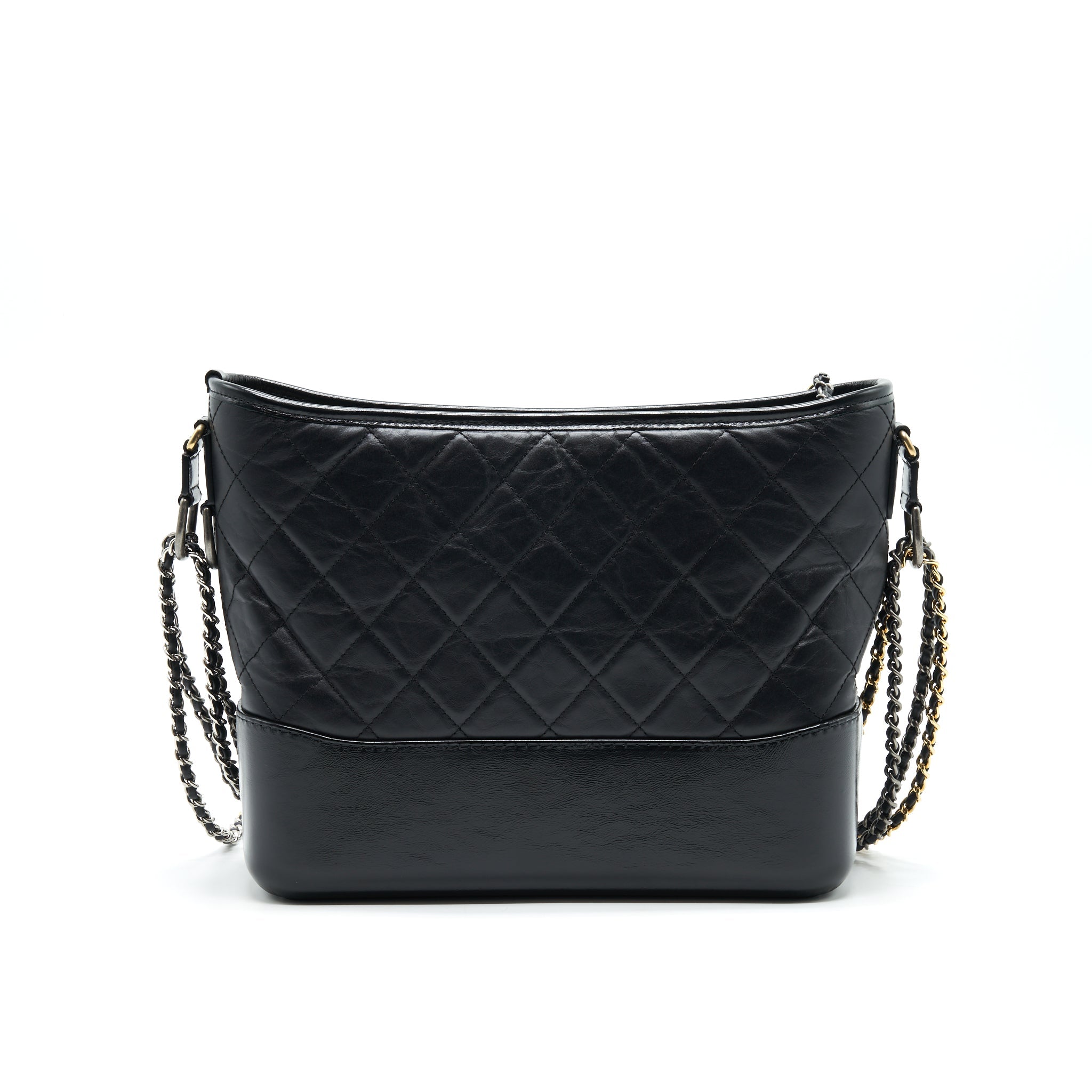 CHANEL GABRILLE LARGE HOBO BAG BLACK