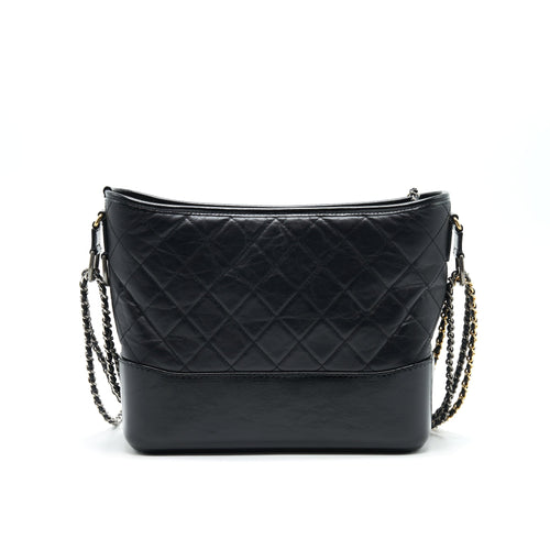 CHANEL GABRILLE LARGE HOBO BAG BLACK
