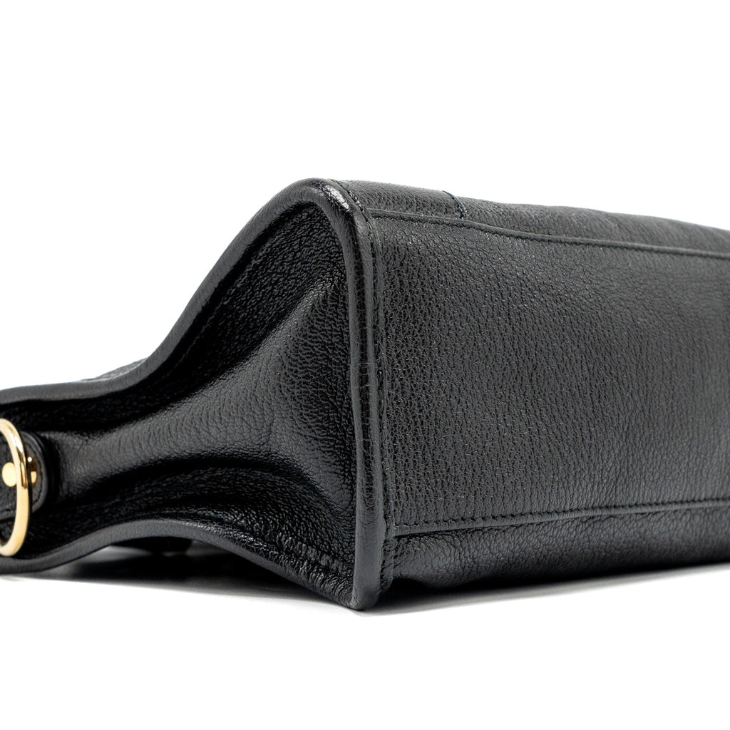 BALENCIAGA CLASSIC CITY BAG LEATHER BLACK GHW