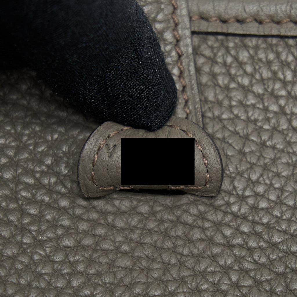 HERMES MINI EVELYN CLEMENCE GRIS ETAIN SHW