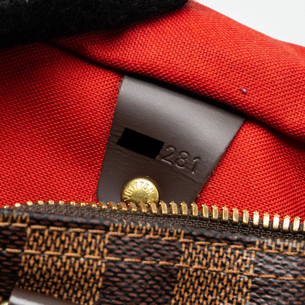 LOUIS VUITTON SPEEDY BANDOULIERE 25 DAMIER EBENE GHW