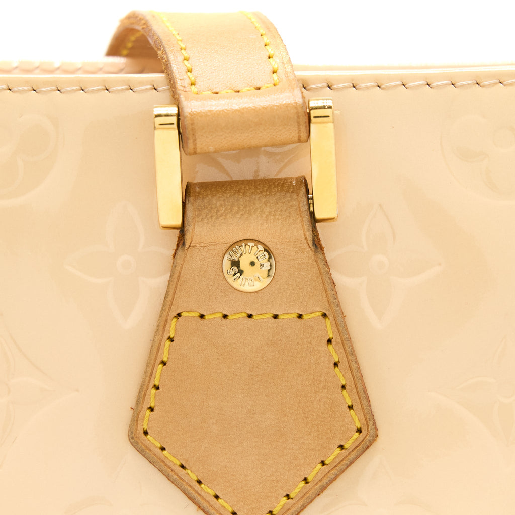 LOUIS VUITTON VINTAGE HUSTON TOTE VERNIS BEIGE GHW