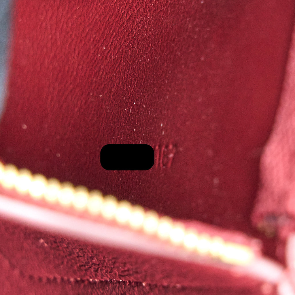 CELINE FRAME BAG CALFSKIN MULTICOLOUR RED/BEIGE GHW